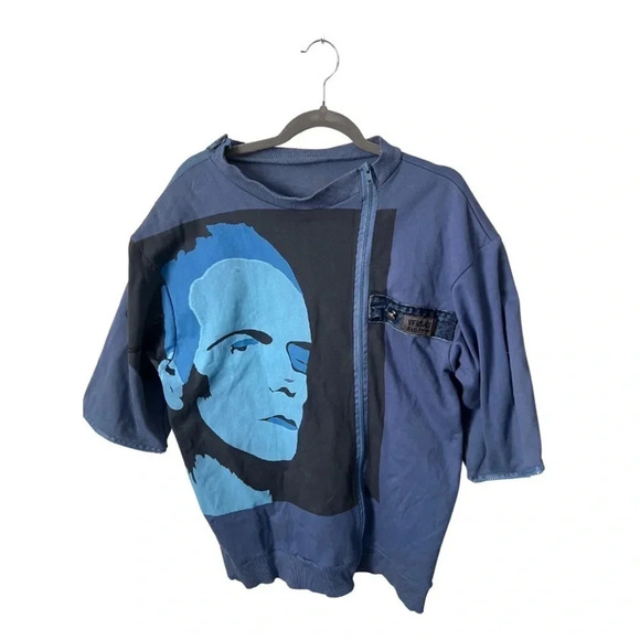 Versace Jeans Couture | Andy Warhol Collection Zipper Detail Shirt | Size L - Picture 1 of 10